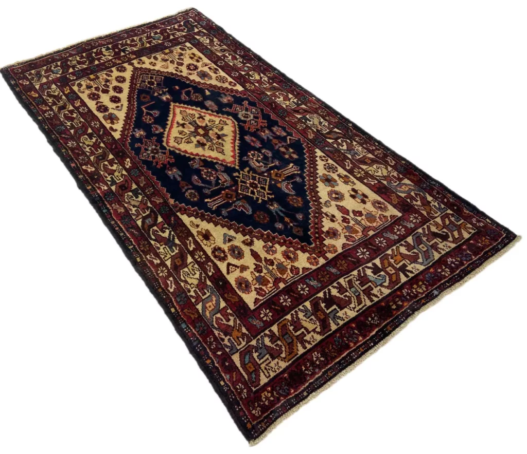 Perserteppich Hamadan 224 x 123 cm Wolle handgeknüpft