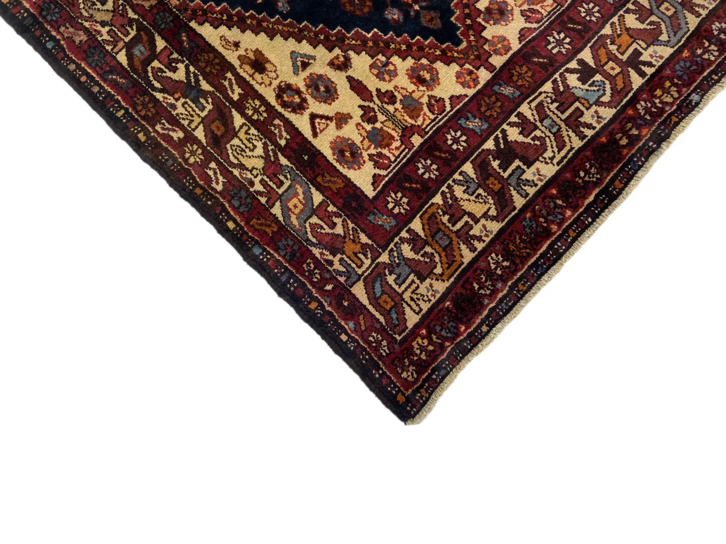 Perserteppich Hamadan 224 x 123 cm Wolle handgeknüpft