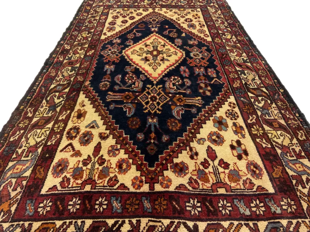 Perserteppich Hamadan 224 x 123 cm Wolle handgeknüpft