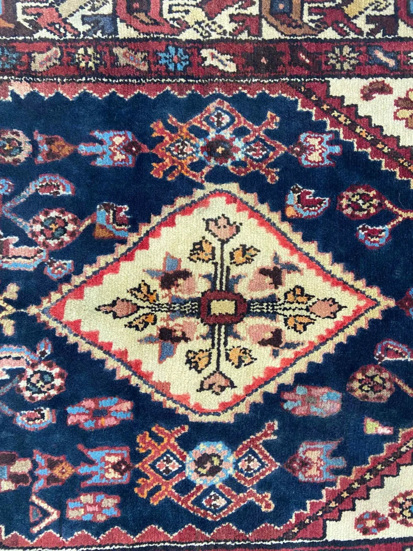 Perserteppich Hamadan 224 x 123 cm Wolle handgeknüpft