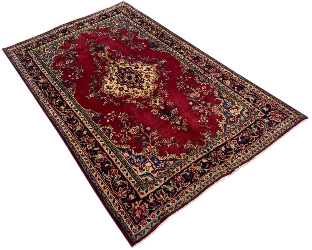 Perserteppich Hamadan 224 x 138 cm Wolle handgeknüpft
