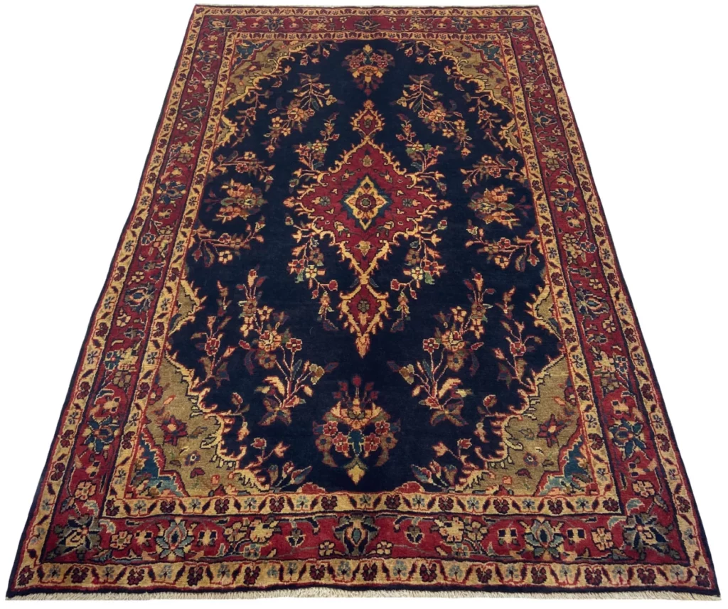 Perserteppich Hamadan 226 x 140 cm Wolle handgeknüpft