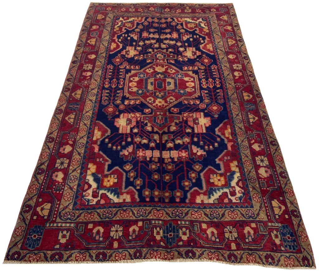 Perserteppich Hamadan 228 x 130 cm Wolle handgeknüpft