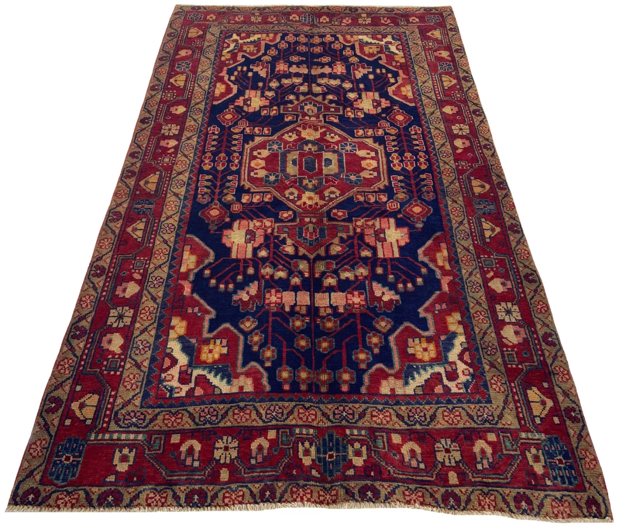 Perserteppich Hamadan 228 x 130 cm Wolle handgeknüpft