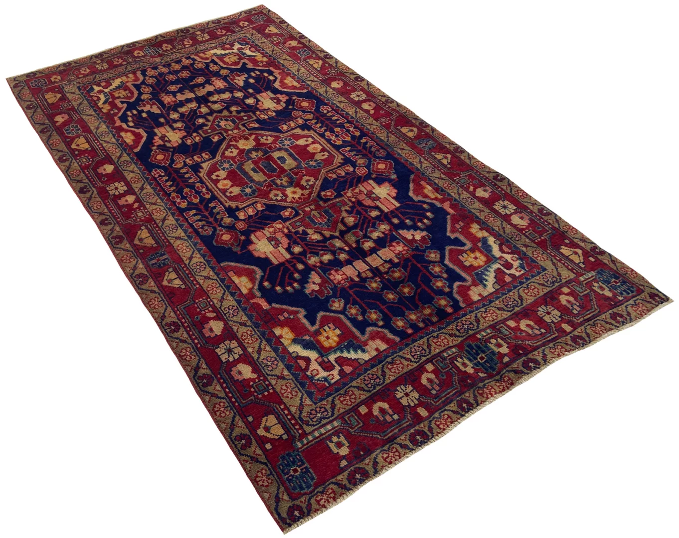 Perserteppich Hamadan 228 x 130 cm Wolle handgeknüpft