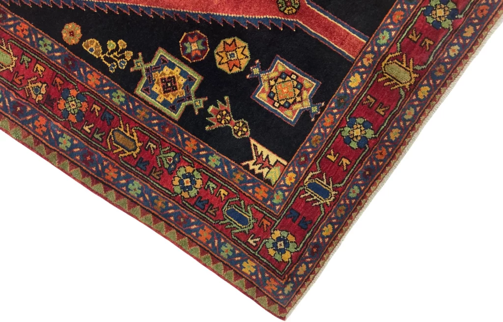 Perserteppich Hamadan 228 x 137 cm Wolle handgeknüpft
