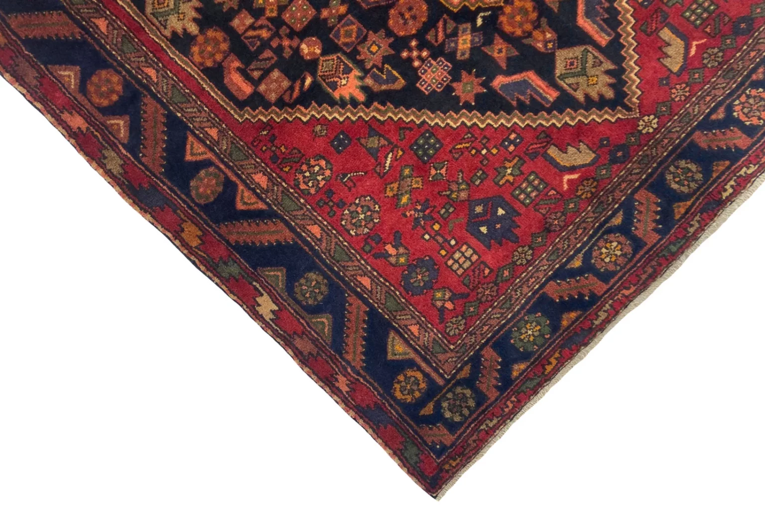 hamadan-teppich-228-x-136-cm-ca-100000-350000-knoten-m-1-3 Perserteppich Hamadan 228 x 136 cm Wolle handgeknüpft