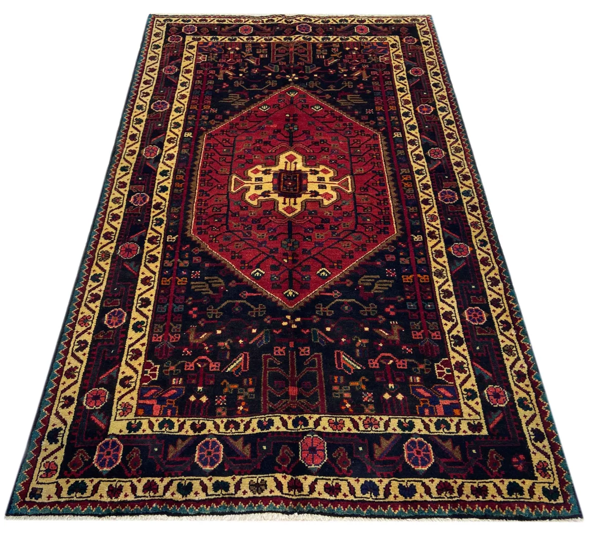 Perserteppich Hamadan 230 x 133 cm Wolle handgeknüpft
