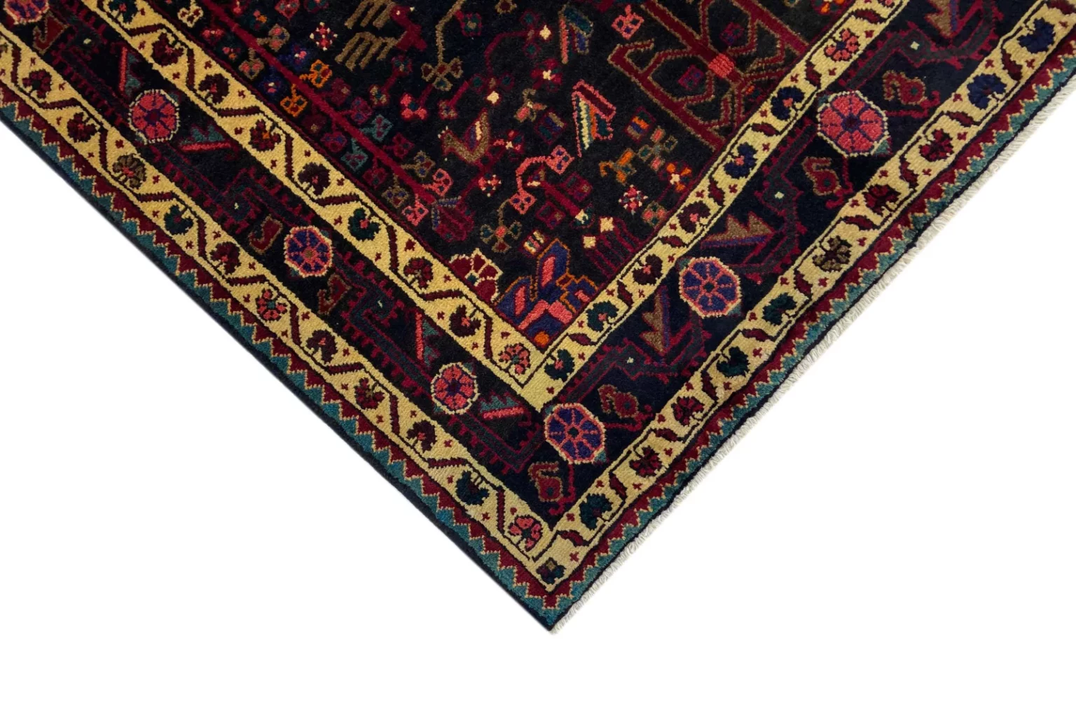 Perserteppich Hamadan 230 x 133 cm Wolle handgeknüpft