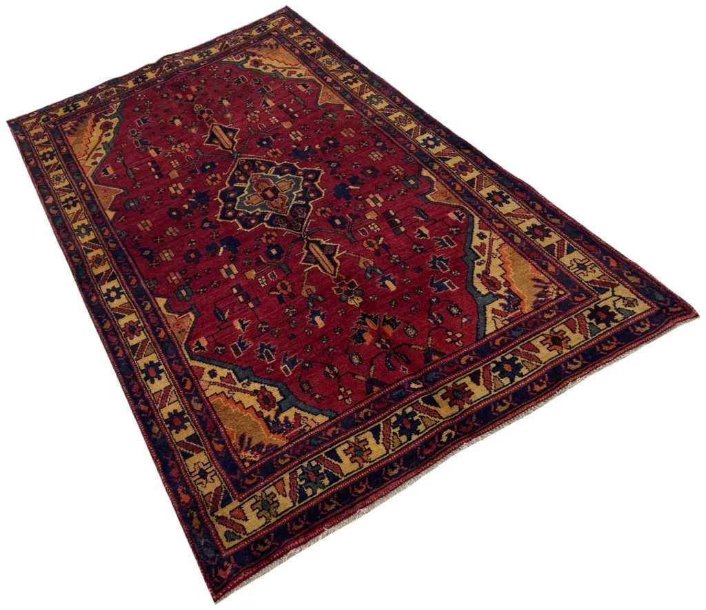 Perserteppich Hamadan 228 x 138 cm Wolle handgeknüpft