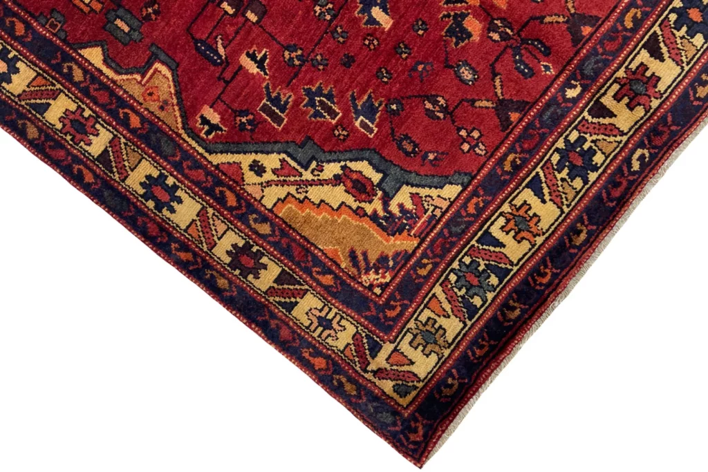 Perserteppich Hamadan 228 x 138 cm Wolle handgeknüpft