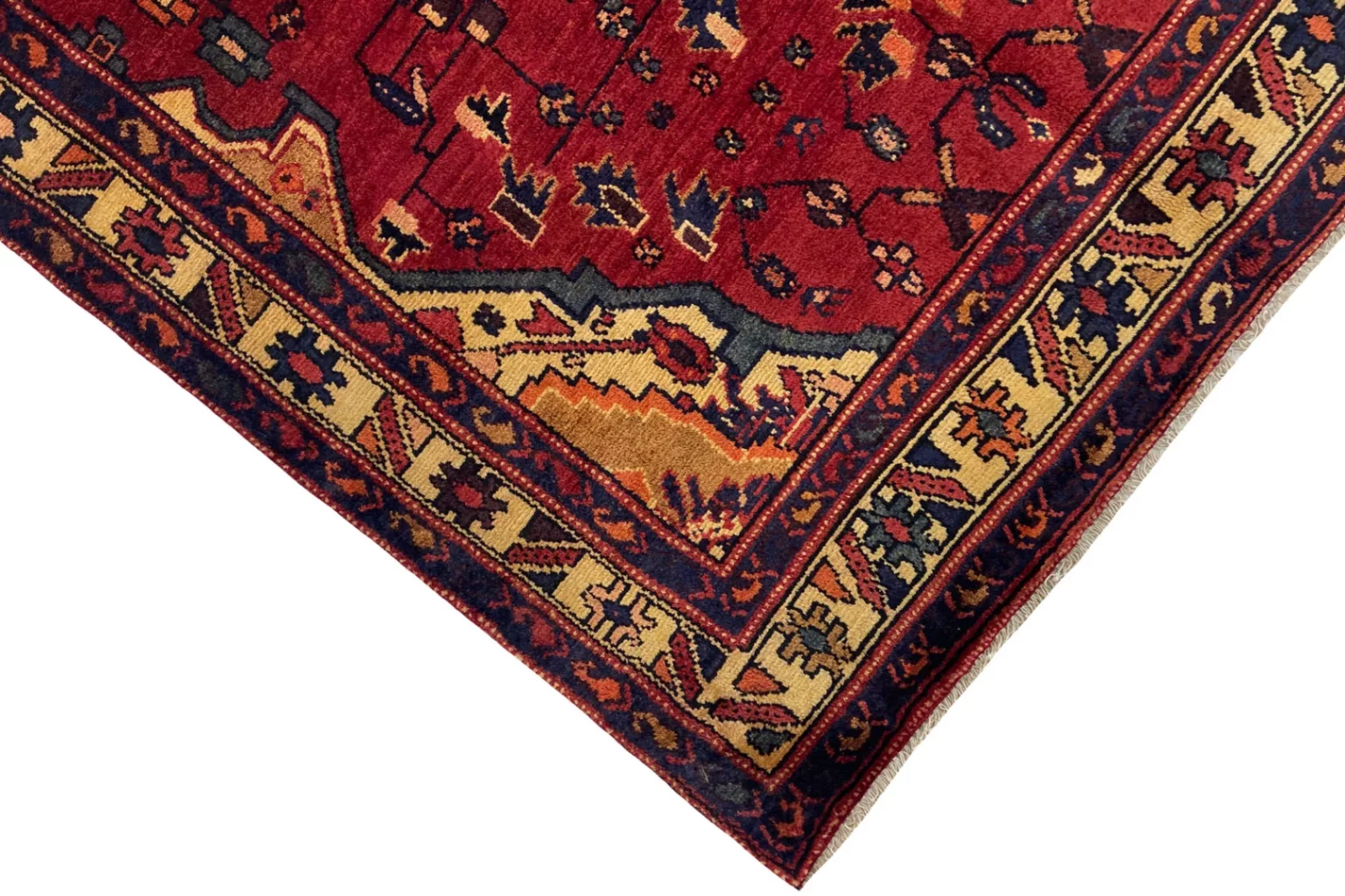 Perserteppich Hamadan 228 x 138 cm Wolle handgeknüpft