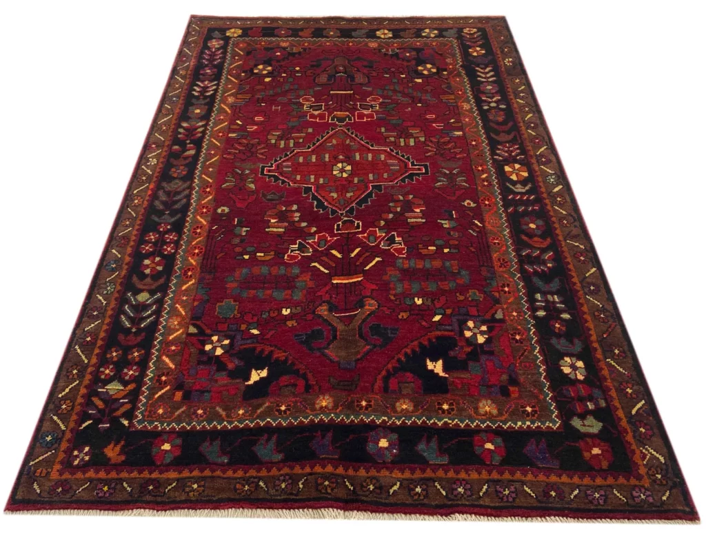 Perserteppich Hamadan 238 x 150 cm Wolle handgeknüpft