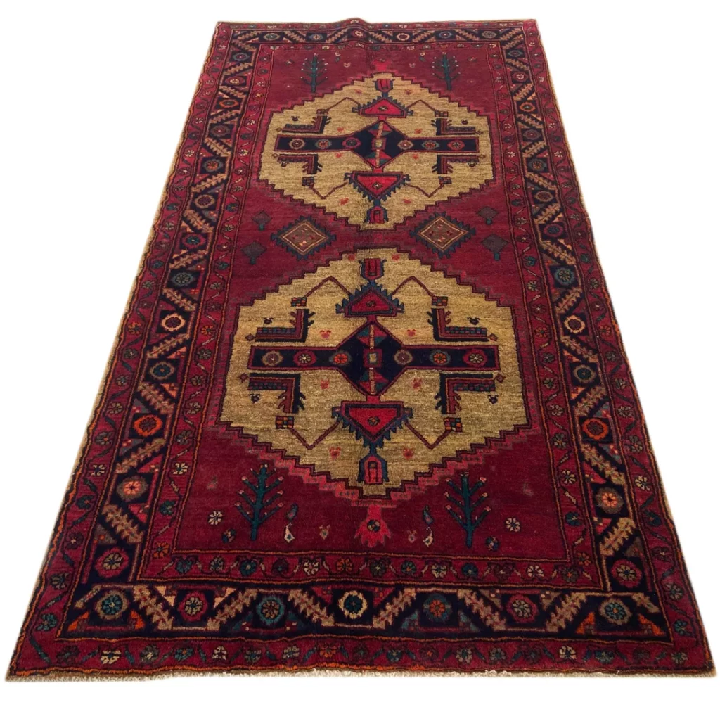 Perserteppich Hamadan 240 x 125 cm Wolle handgeknüpft