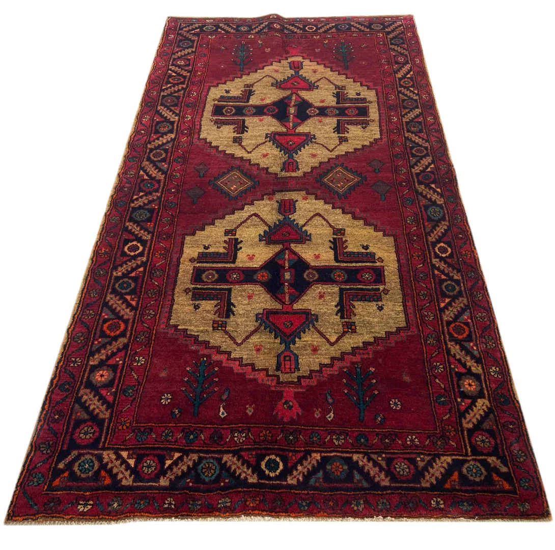 Perserteppich Hamadan 240 x 125 cm Wolle handgeknüpft