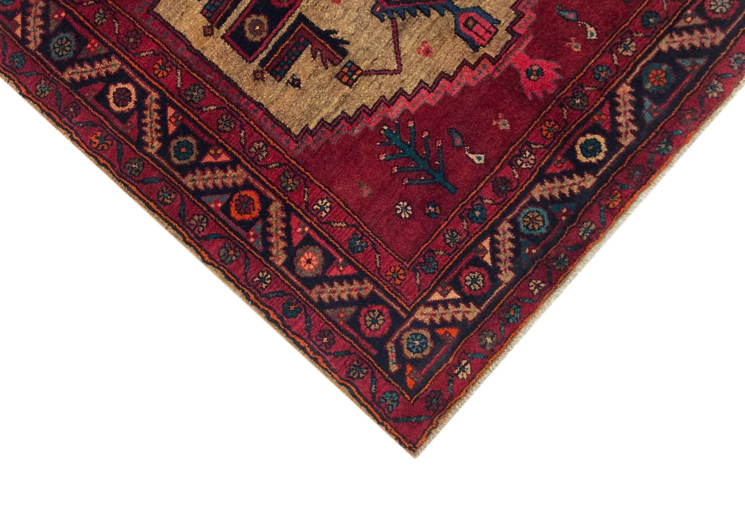 Perserteppich Hamadan 240 x 125 cm Wolle handgeknüpft