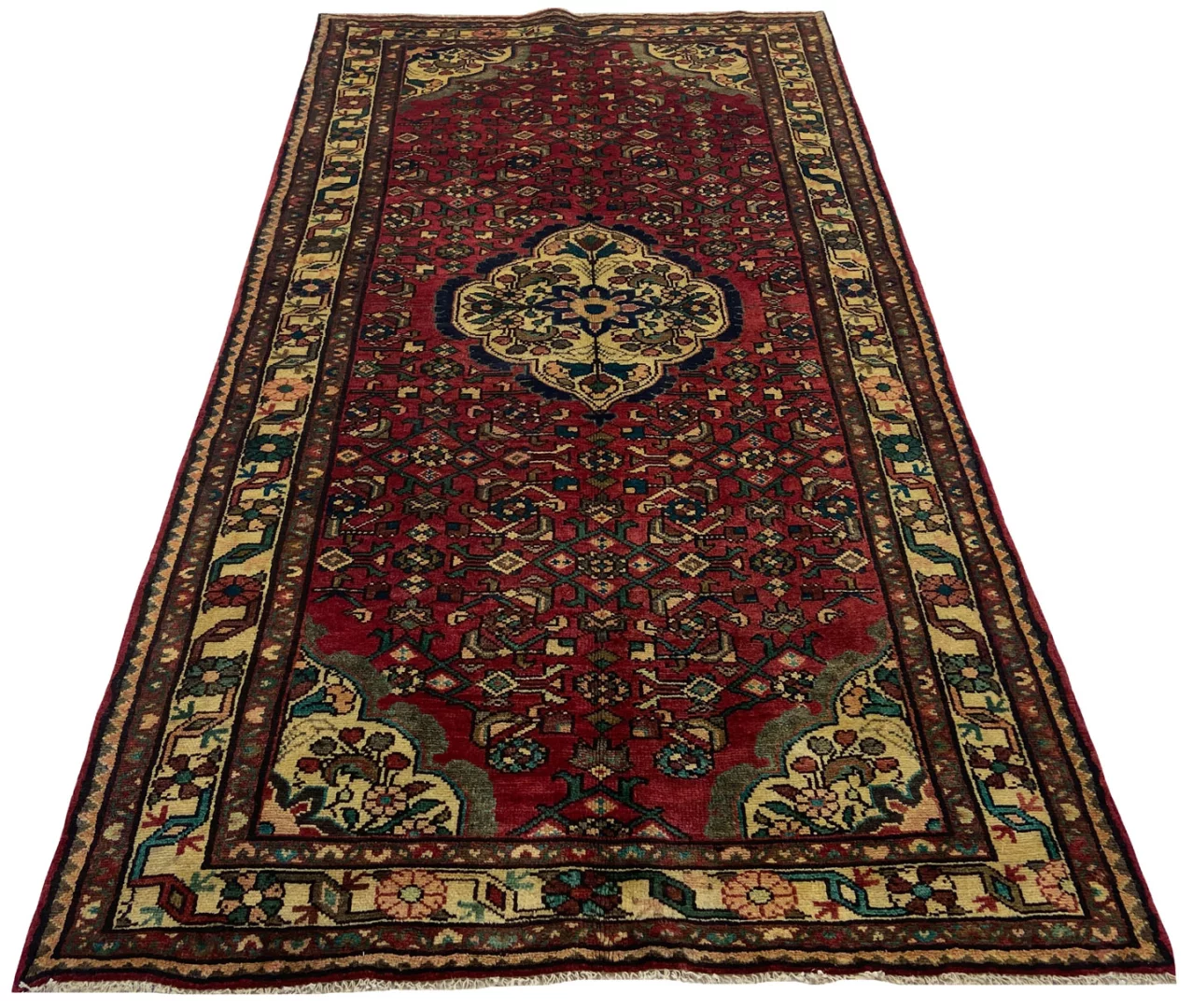 Perserteppich Hamadan 240 x 127 cm Wolle handgeknüpft