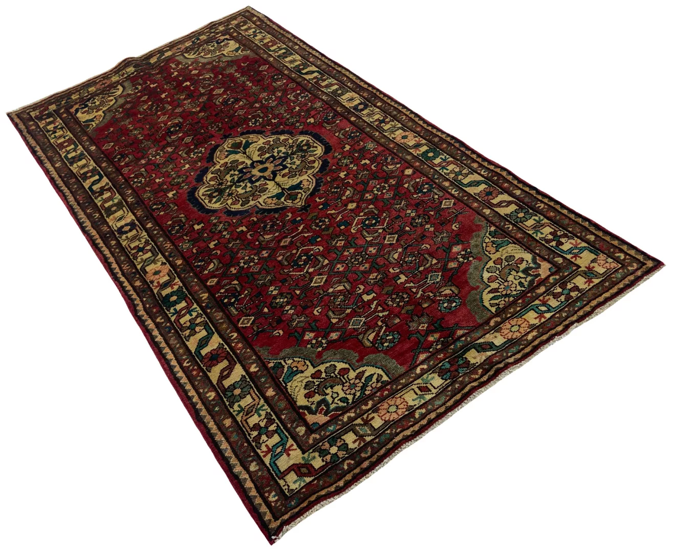 Perserteppich Hamadan 240 x 127 cm Wolle handgeknüpft