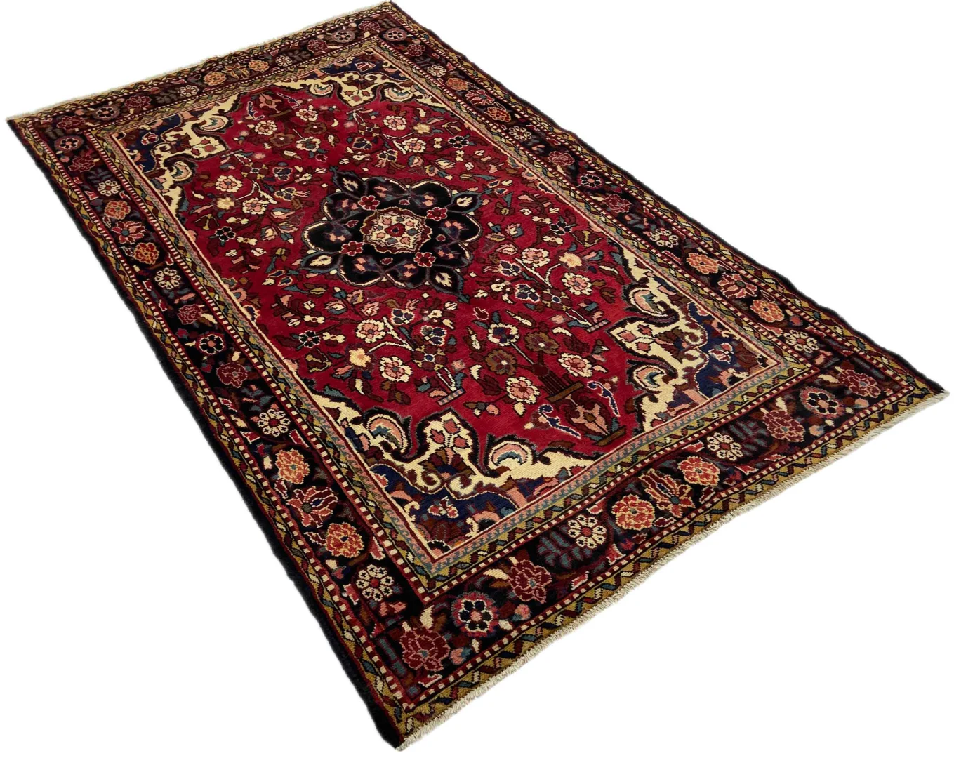 hamadan-teppich-240-x-147-cm-knotendichte-100000-350000-knoten-m-1-1 Perserteppich Hamadan 240 x 147 cm Wolle handgeknüpft