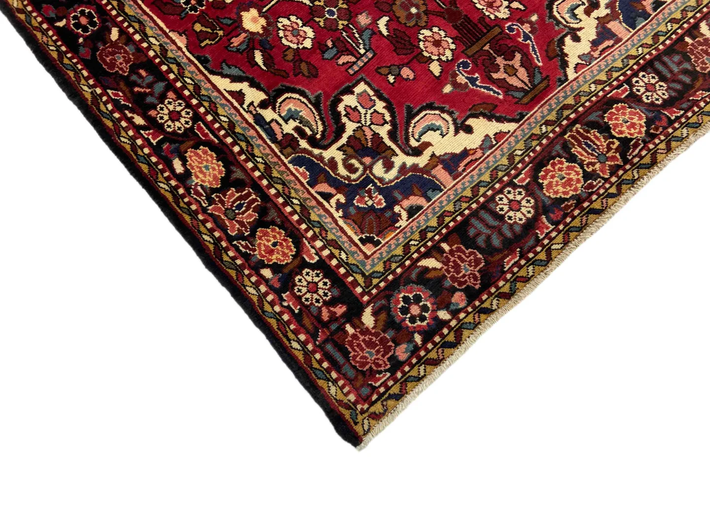 hamadan-teppich-240-x-147-cm-knotendichte-100000-350000-knoten-m-1-2 Perserteppich Hamadan 240 x 147 cm Wolle handgeknüpft