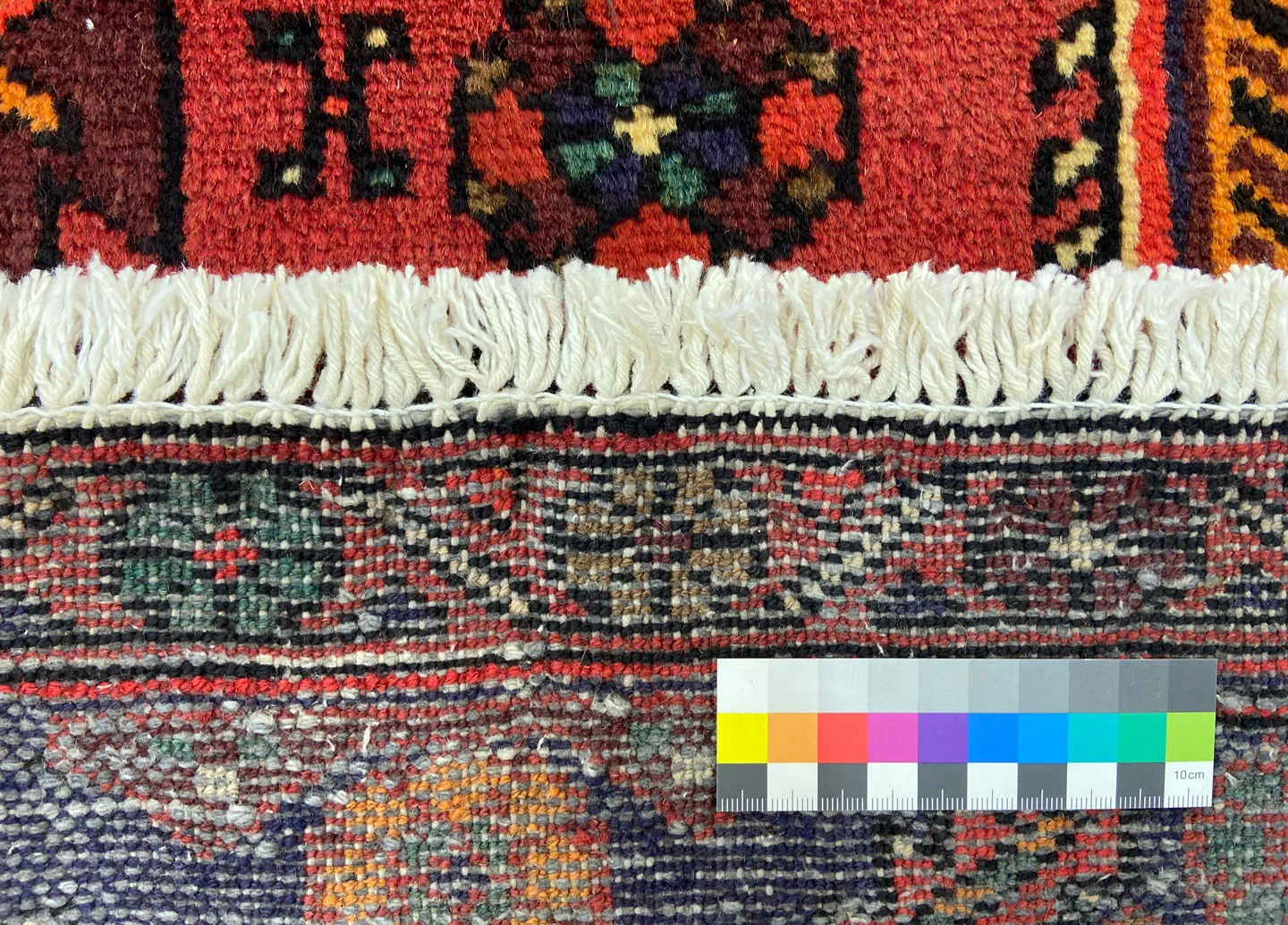 Perserteppich Hamadan 242 x 134 cm Wolle handgeknüpft