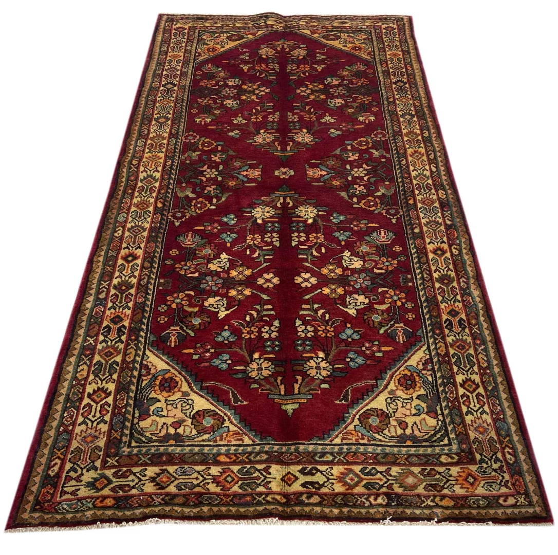 Perserteppich Hamadan 244 x 125 cm Wolle handgeknüpft