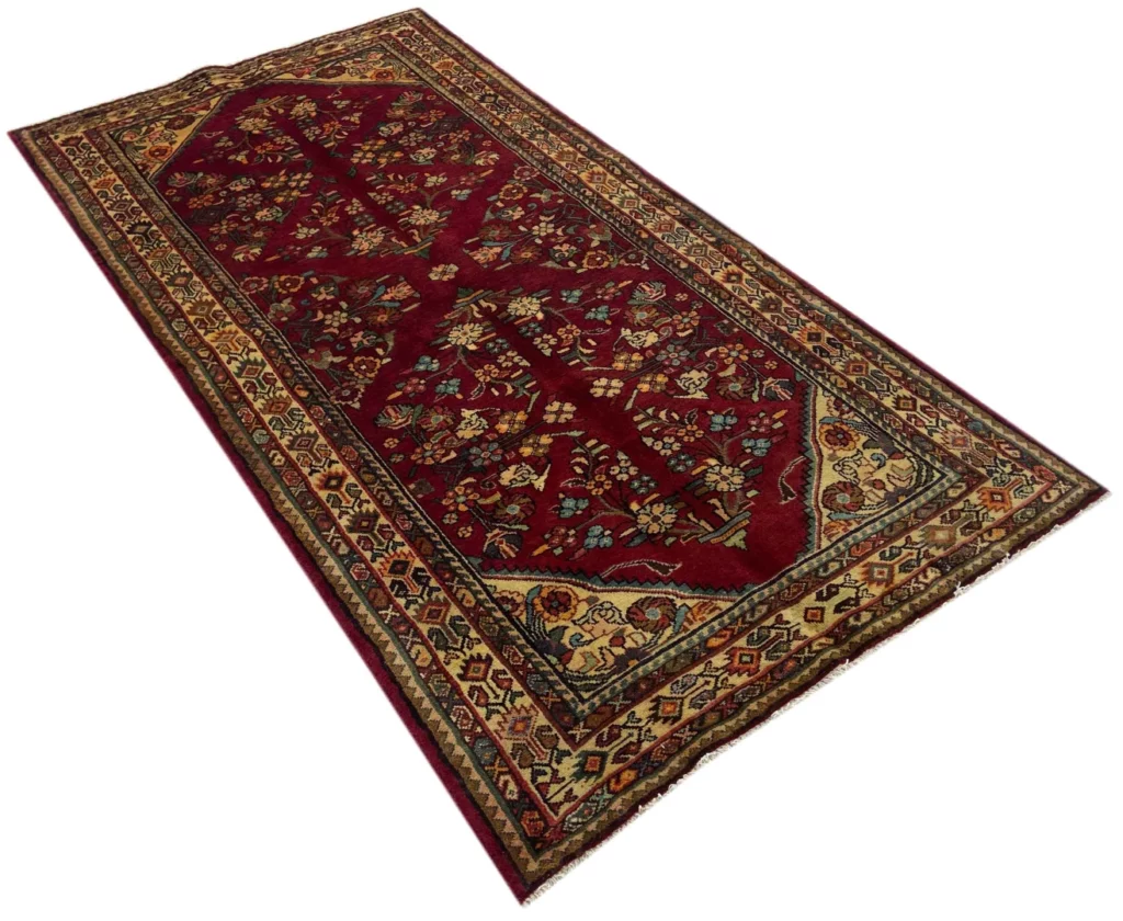 Perserteppich Hamadan 244 x 125 cm Wolle handgeknüpft