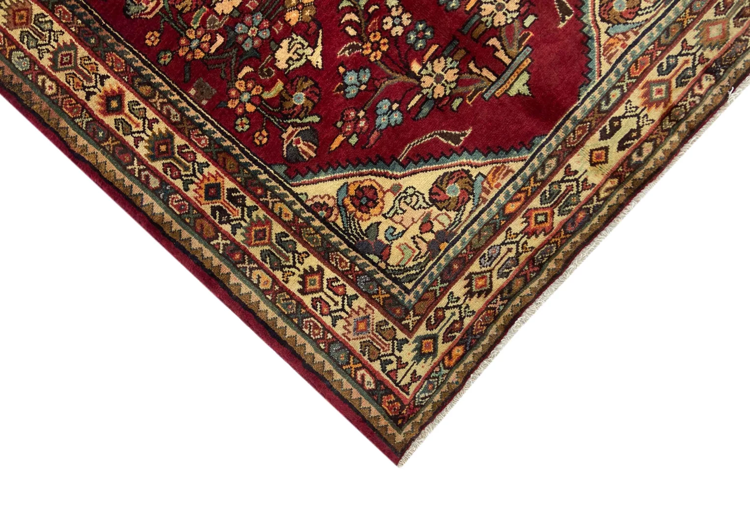 Perserteppich Hamadan 244 x 125 cm Wolle handgeknüpft