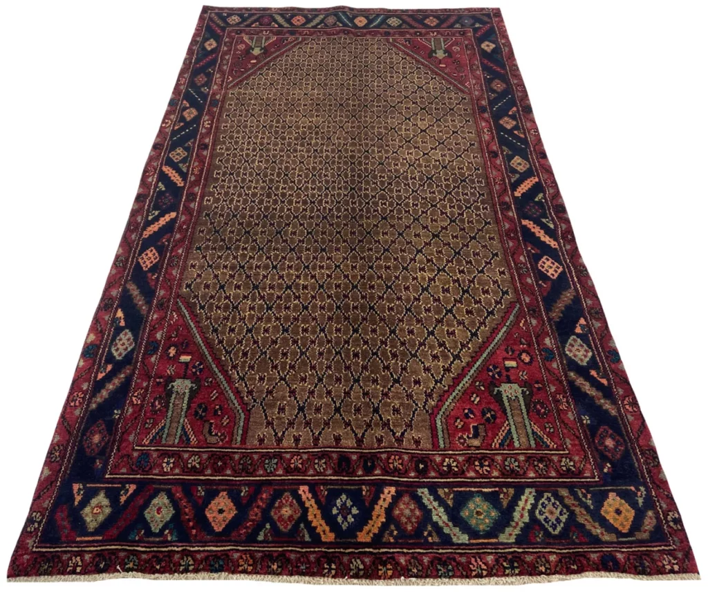 Perserteppich Hamadan 252 x 135 cm Wolle handgeknüpft