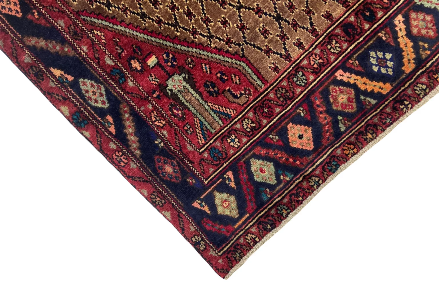 Perserteppich Hamadan 252 x 135 cm Wolle handgeknüpft