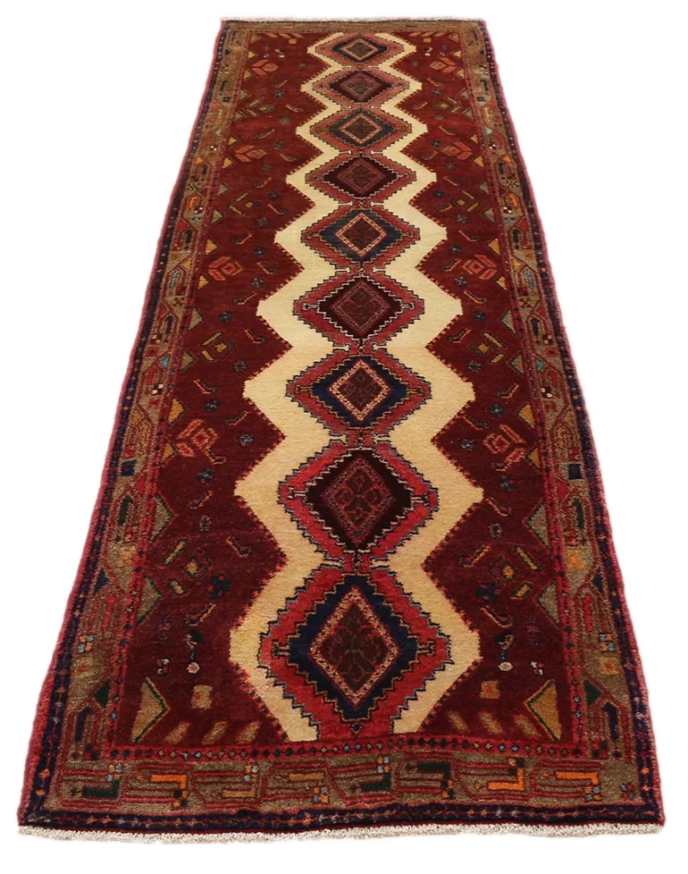 Perserteppich Hamadan 264 x 80 cm Wolle handgeknüpft