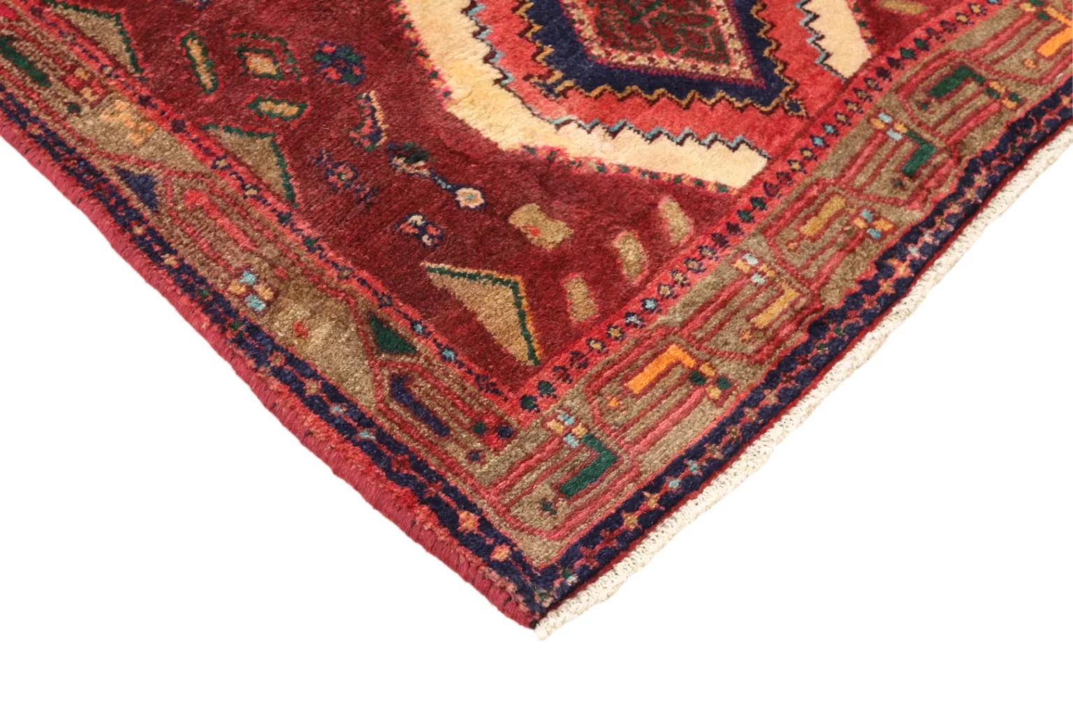 Perserteppich Hamadan 264 x 80 cm Wolle handgeknüpft