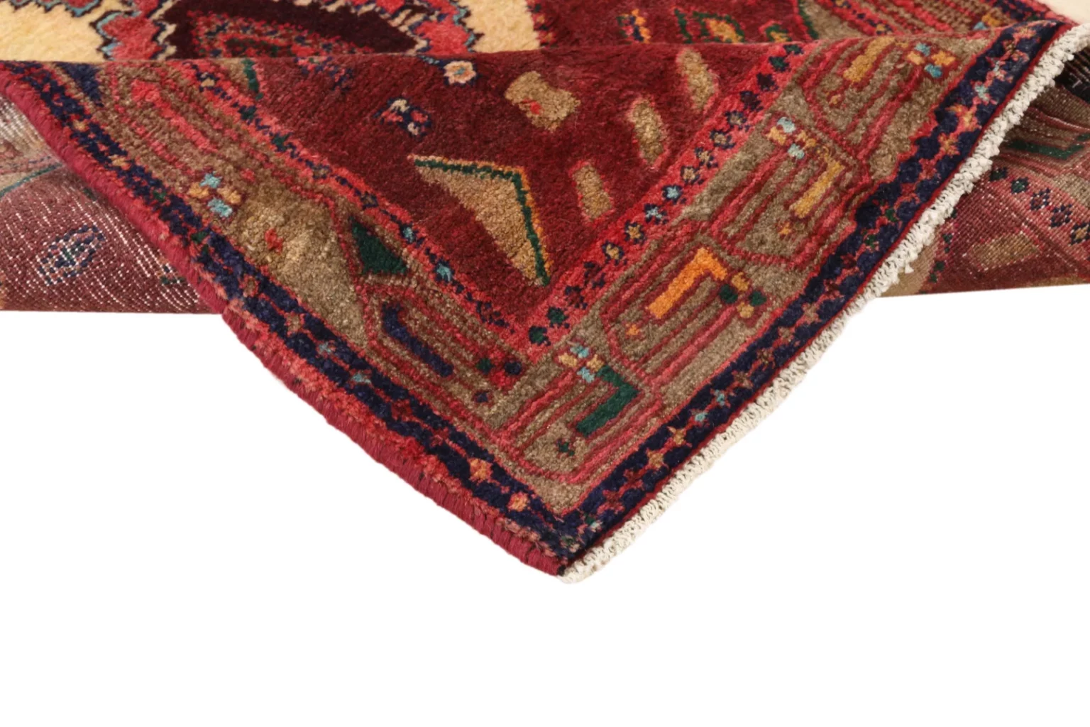 Perserteppich Hamadan 264 x 80 cm Wolle handgeknüpft