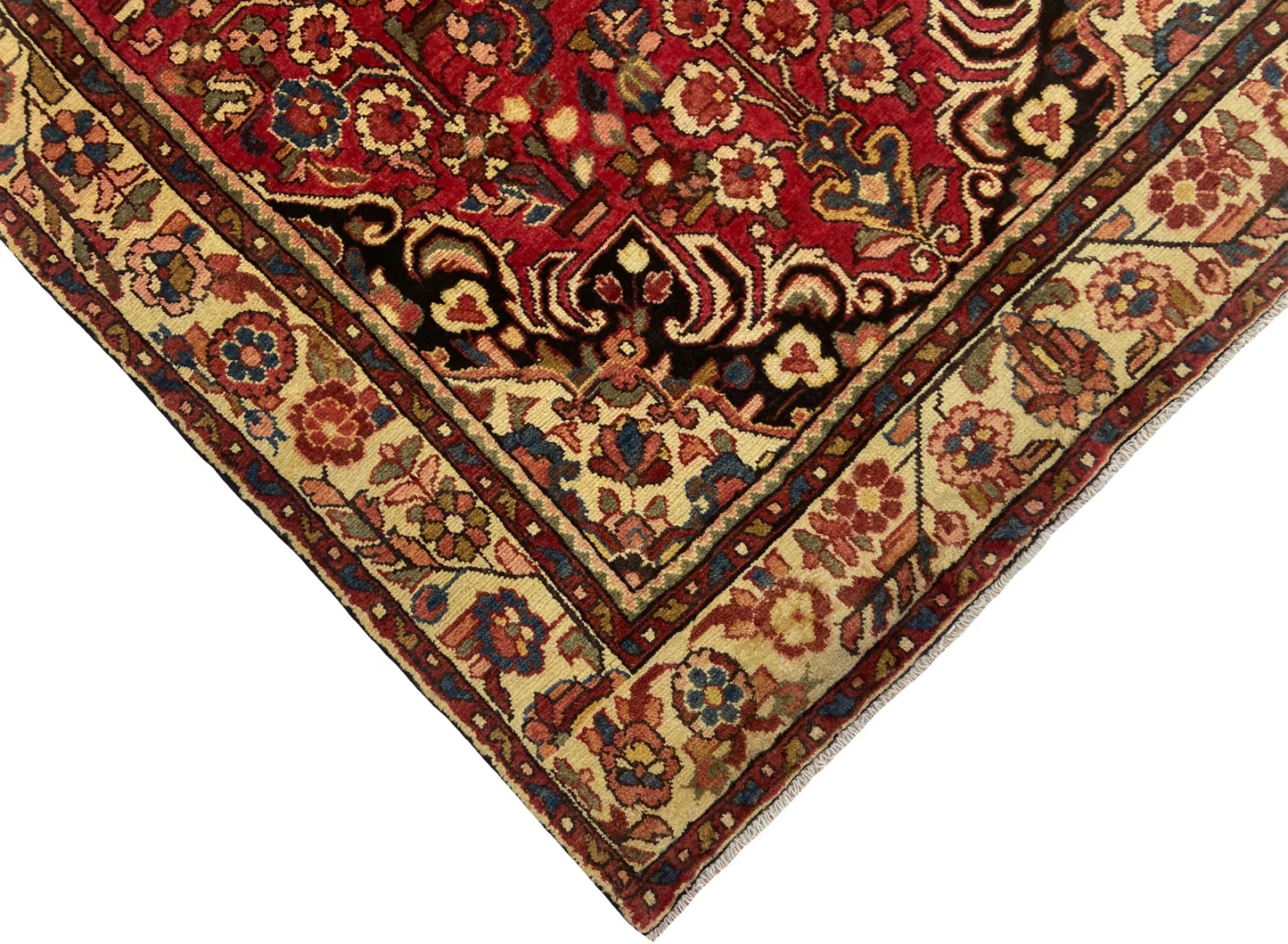 Perserteppich Hamadan 268 x 152 cm Wolle handgeknüpft