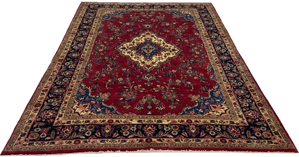Perserteppich Hamadan 270 x 214 cm Wolle handgeknüpft