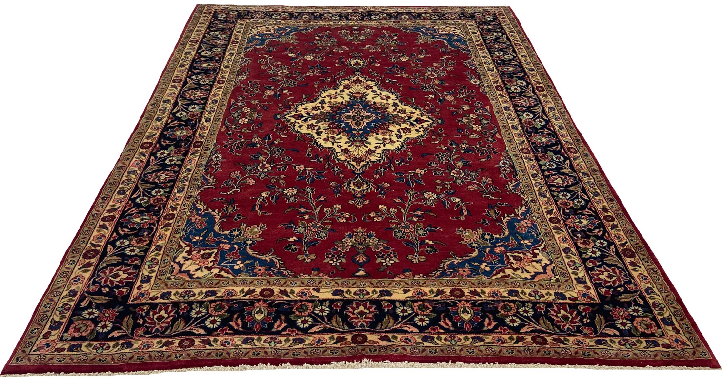 Perserteppich Hamadan 270 x 214 cm Wolle handgeknüpft