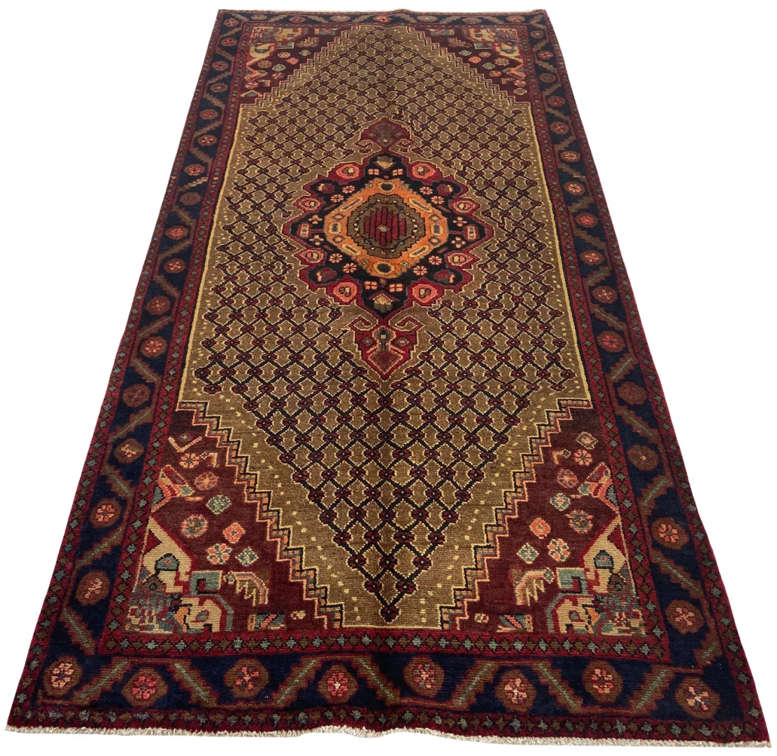 Perserteppich Hamadan 275 x 130 cm Wolle handgeknüpft