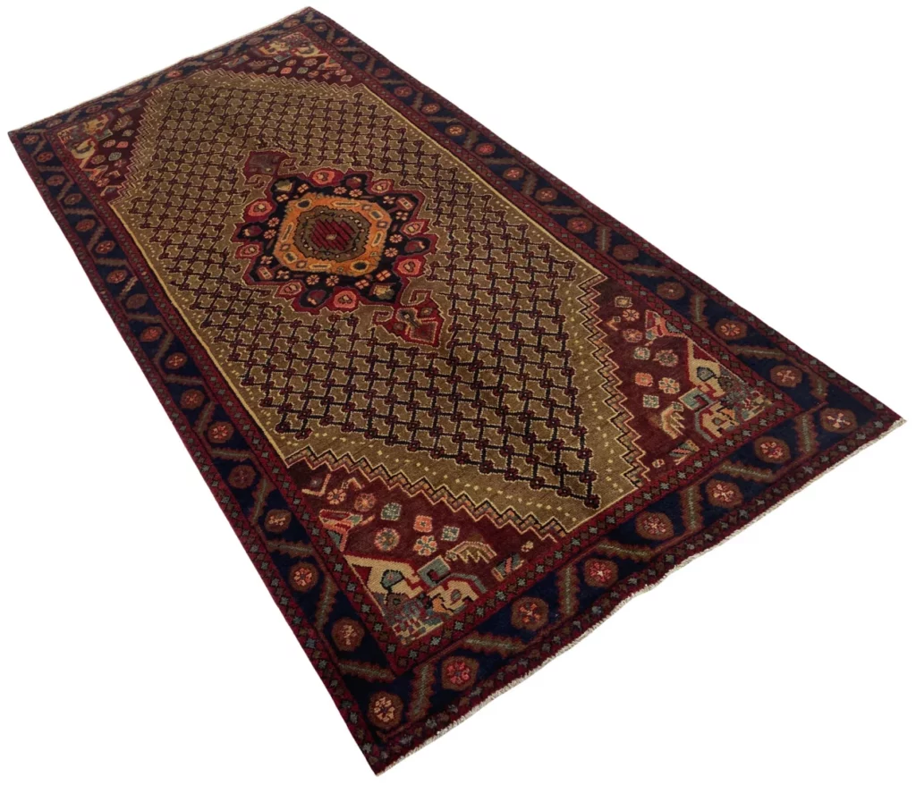 Perserteppich Hamadan 275 x 130 cm Wolle handgeknüpft