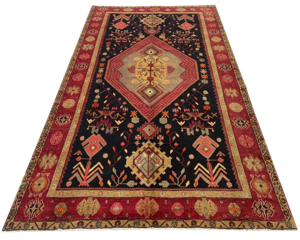 Perserteppich Hamadan 278 x 160 cm Wolle handgeknüpft