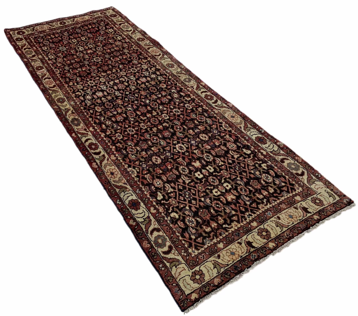 Perserteppich Hamadan 280 x 105 cm Wolle handgeknüpft