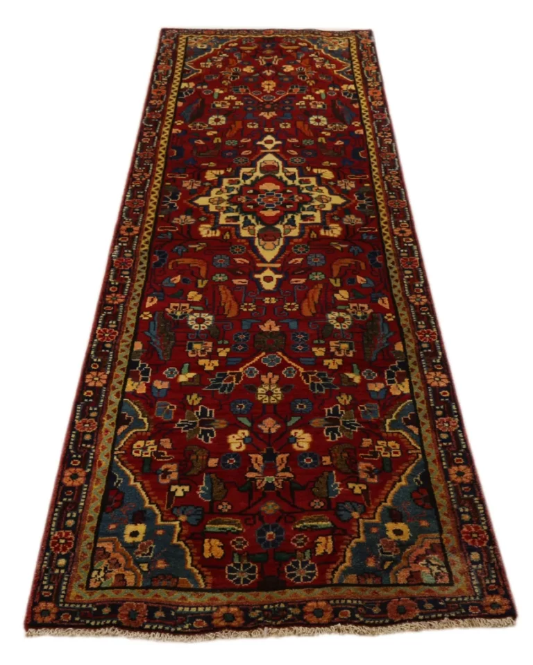 Perserteppich Hamadan 286 x 82 cm Wolle handgeknüpft