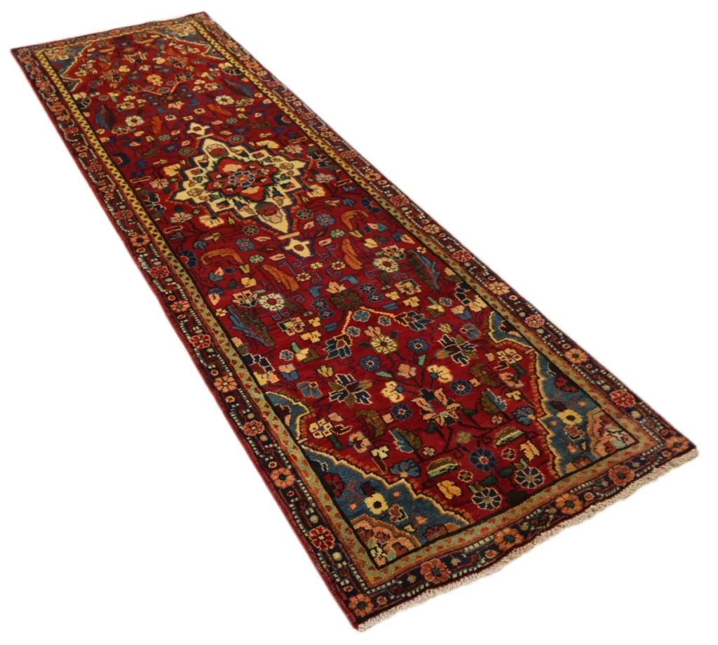 Perserteppich Hamadan 286 x 82 cm Wolle handgeknüpft