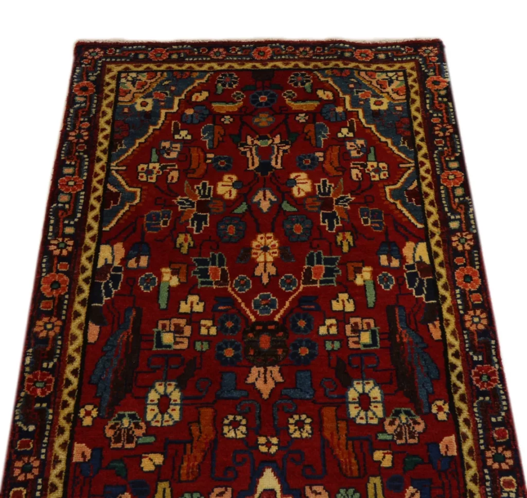 Perserteppich Hamadan 286 x 82 cm Wolle handgeknüpft