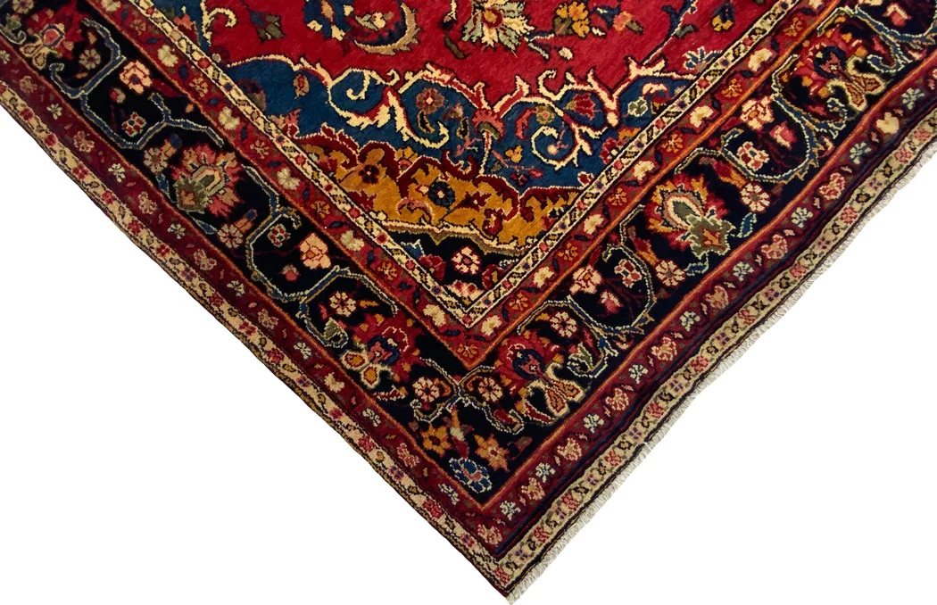 Perserteppich Hamadan 290 x 203 cm Wolle handgeknüpft
