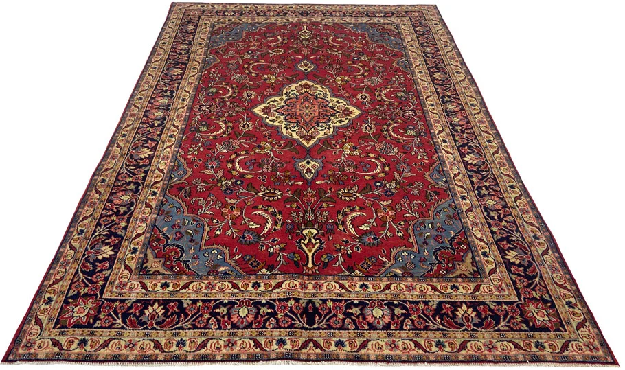 Perserteppich Hamadan 292 x 200 cm Wolle handgeknüpft
