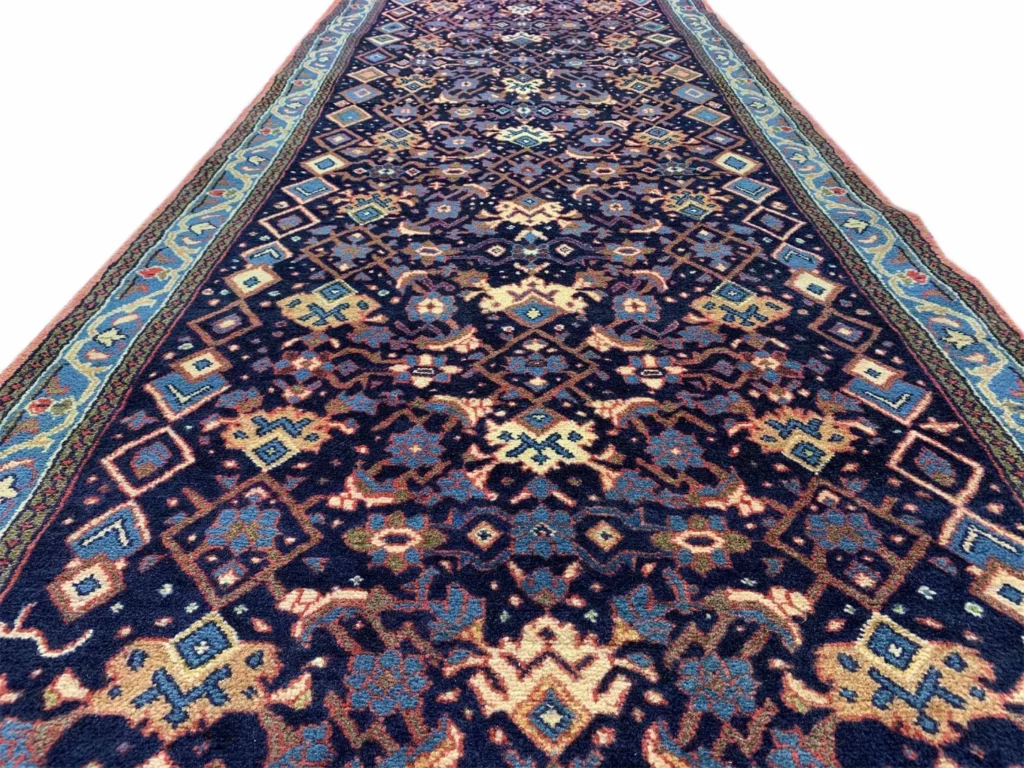 Perserteppich Hamadan 297 x 96 cm Wolle handgeknüpft