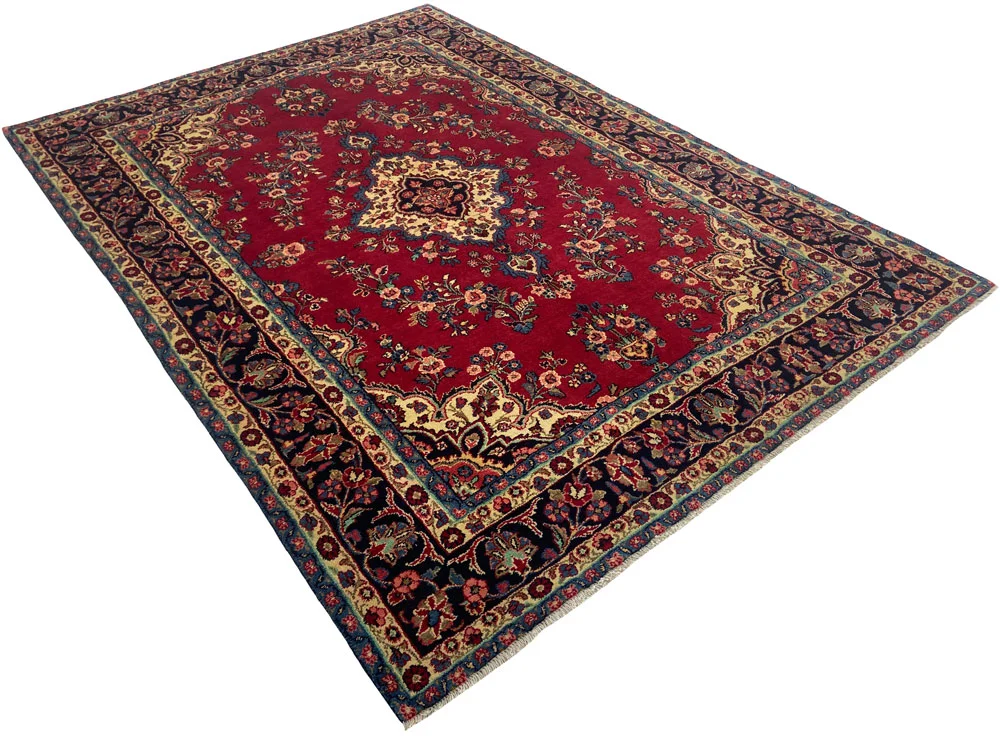 Perserteppich Hamadan 300 x 212 cm Wolle handgeknüpft