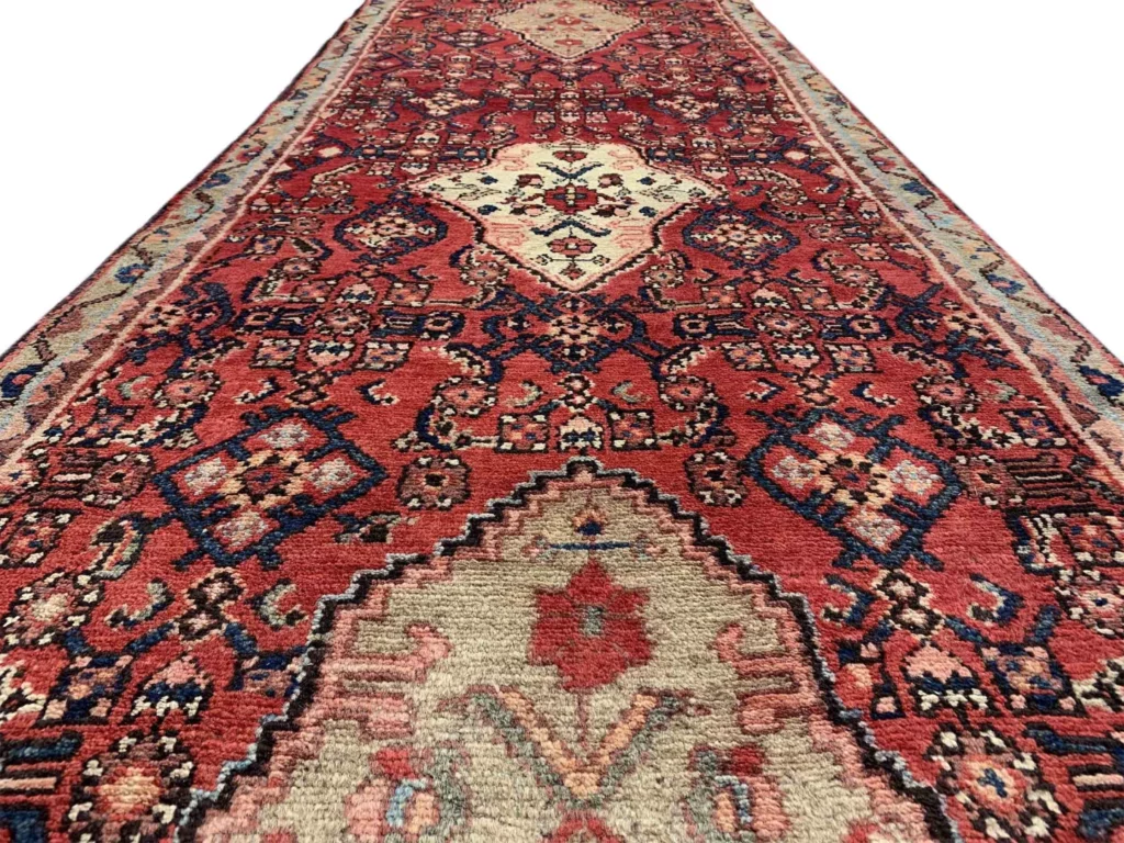 Perserteppich Hamadan 302 x 90 cm Wolle handgeknüpft