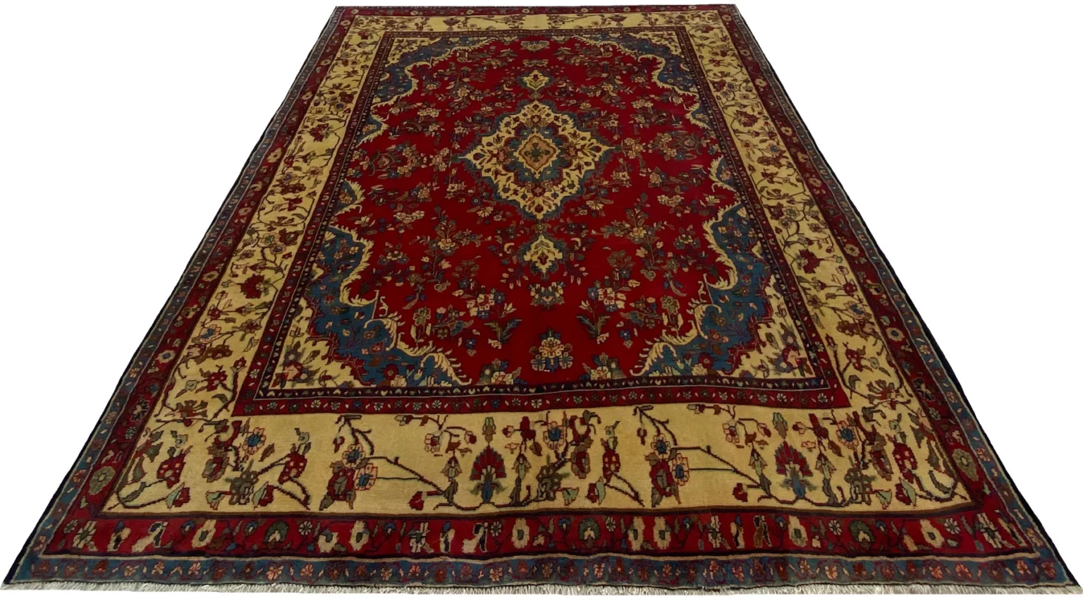hamadan-teppich-303-x-222-cm-ca-100000-350000-knoten-m-1-1 Perserteppich Hamadan 303 x 222 cm Wolle handgeknüpft