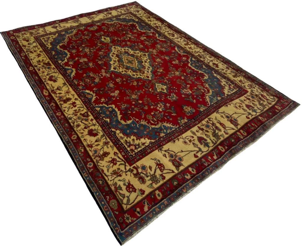 hamadan-teppich-303-x-222-cm-ca-100000-350000-knoten-m-1-2 Perserteppich Hamadan 303 x 222 cm Wolle handgeknüpft